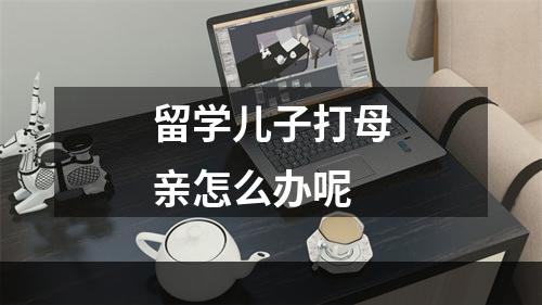 留学儿子打母亲怎么办呢