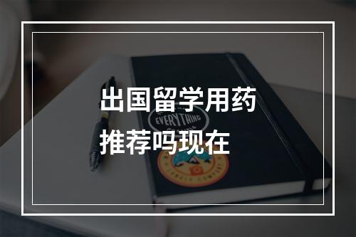 出国留学用药推荐吗现在