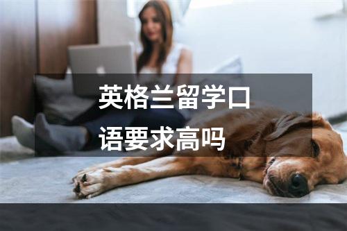 英格兰留学口语要求高吗