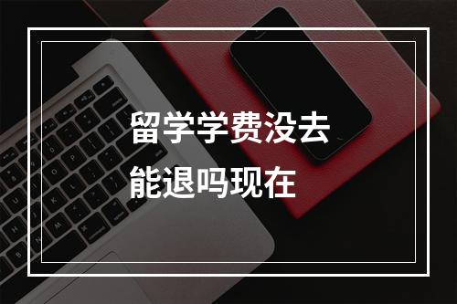 留学学费没去能退吗现在