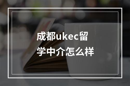 成都ukec留学中介怎么样