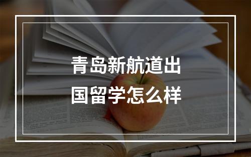 青岛新航道出国留学怎么样