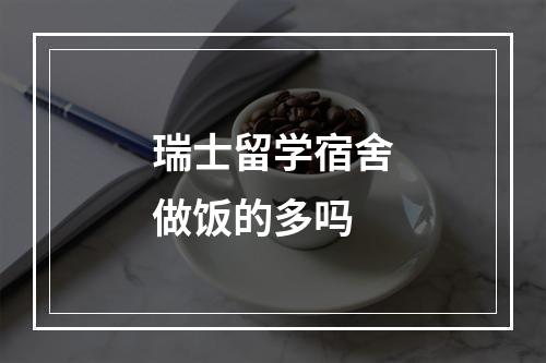 瑞士留学宿舍做饭的多吗