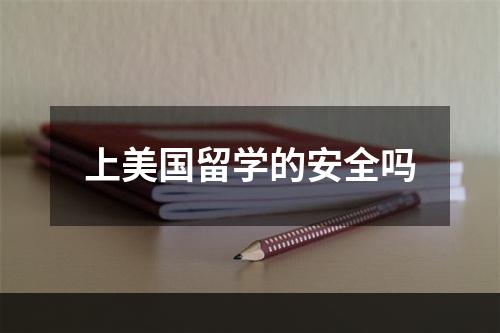 上美国留学的安全吗