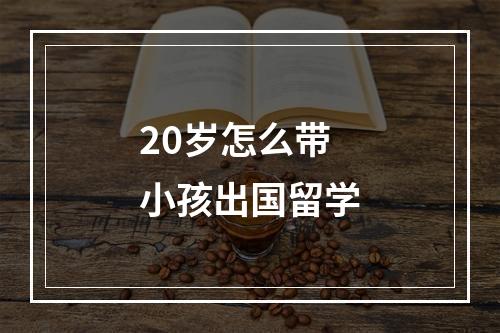 20岁怎么带小孩出国留学