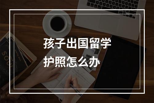 孩子出国留学护照怎么办