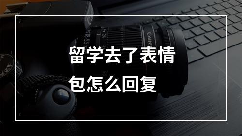 留学去了表情包怎么回复