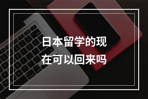 日本留学的现在可以回来吗