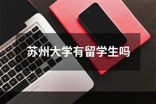 苏州大学有留学生吗