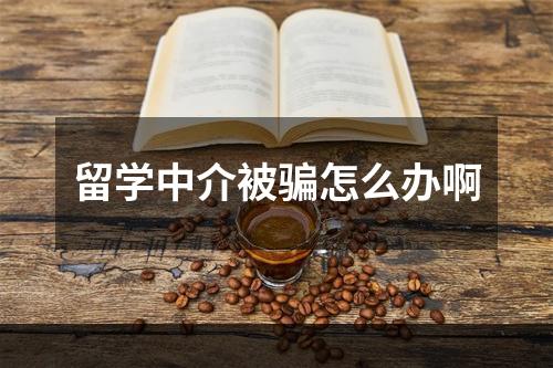 留学中介被骗怎么办啊