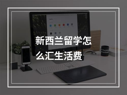 新西兰留学怎么汇生活费