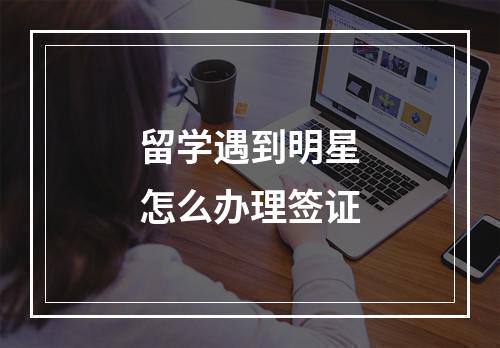 留学遇到明星怎么办理签证