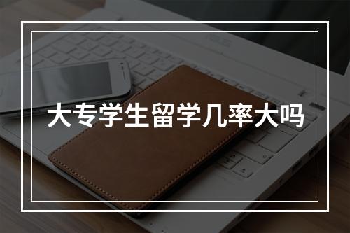 大专学生留学几率大吗