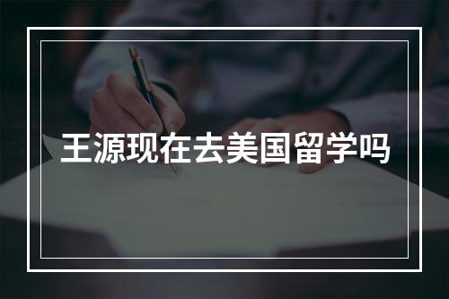 王源现在去美国留学吗