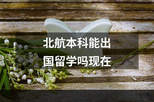 北航本科能出国留学吗现在