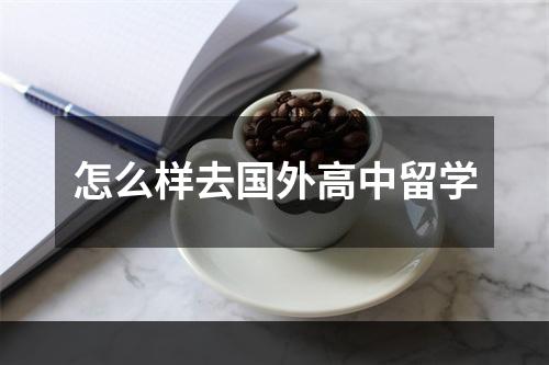 怎么样去国外高中留学