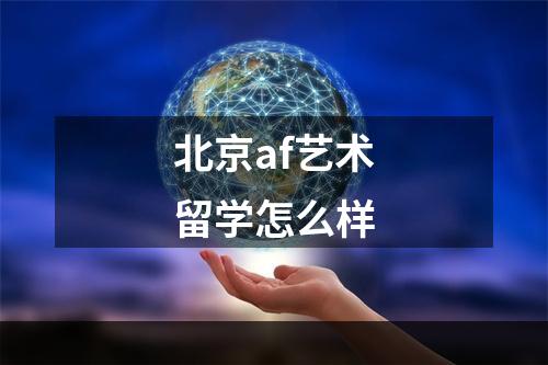 北京af艺术留学怎么样