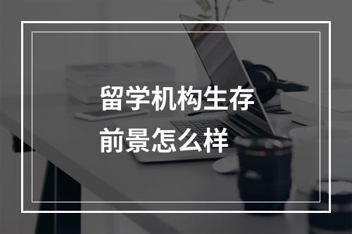 留学机构生存前景怎么样