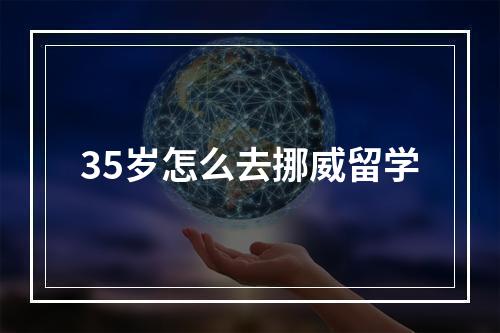 35岁怎么去挪威留学