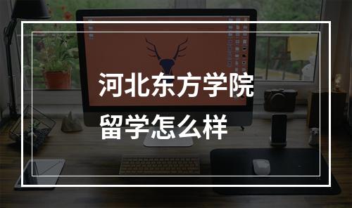 河北东方学院留学怎么样