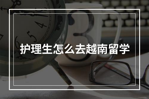 护理生怎么去越南留学