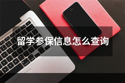 留学参保信息怎么查询