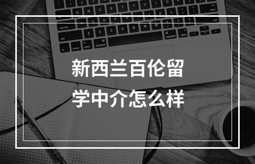 新西兰百伦留学中介怎么样