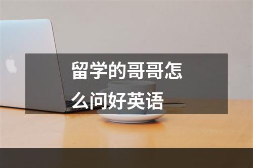 留学的哥哥怎么问好英语