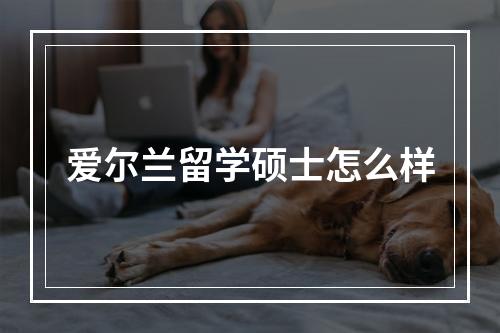 爱尔兰留学硕士怎么样