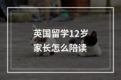 英国留学12岁家长怎么陪读