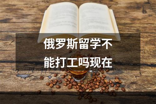 俄罗斯留学不能打工吗现在