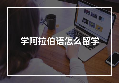 学阿拉伯语怎么留学