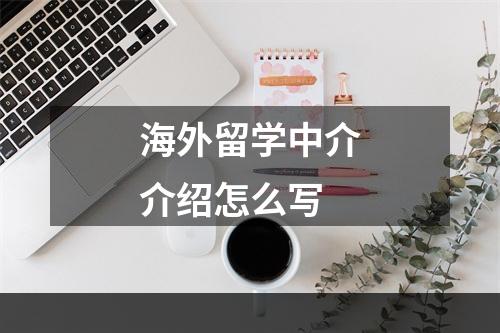 海外留学中介介绍怎么写