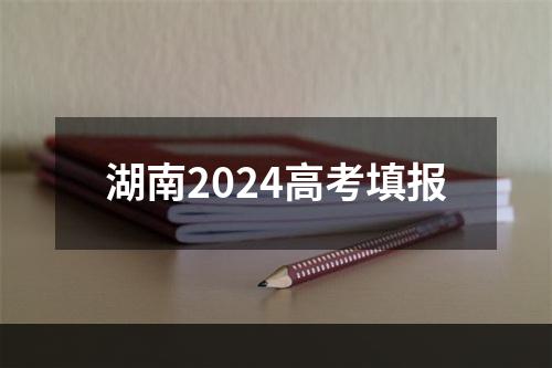 湖南2024高考填报