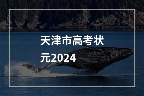 天津市高考状元2024