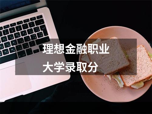 理想金融职业大学录取分