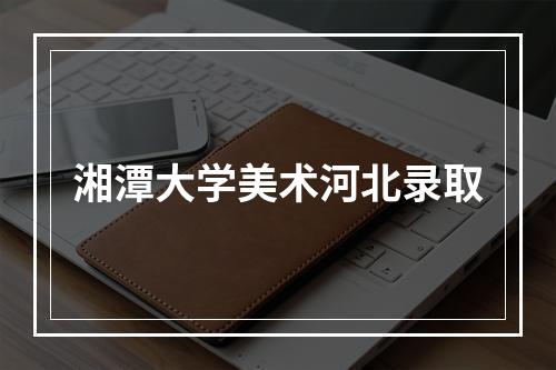 湘潭大学美术河北录取