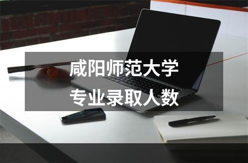 咸阳师范大学专业录取人数