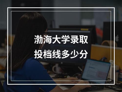 渤海大学录取投档线多少分