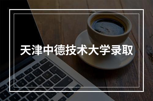 天津中德技术大学录取