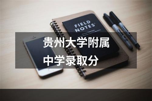 贵州大学附属中学录取分