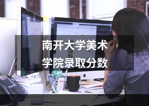 南开大学美术学院录取分数