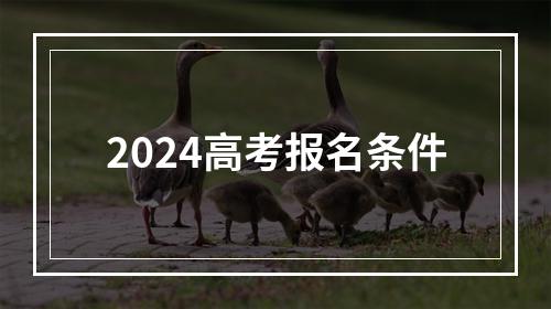 2024高考报名条件