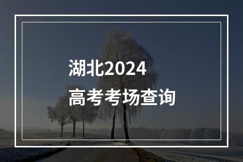 湖北2024高考考场查询