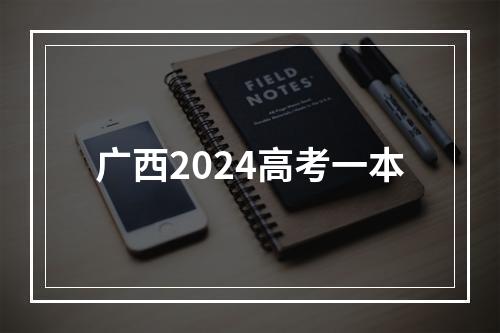 广西2024高考一本