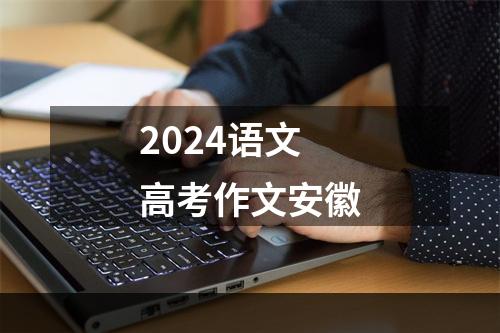 2024语文高考作文安徽