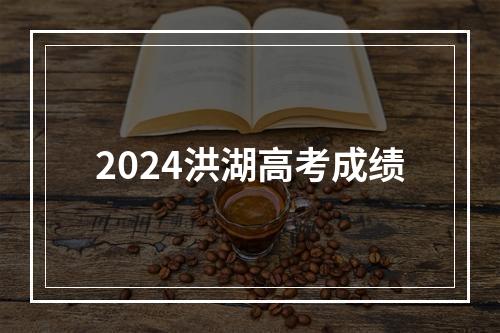 2024洪湖高考成绩