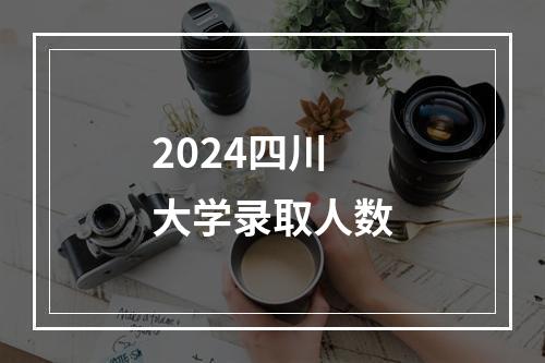 2024四川大学录取人数