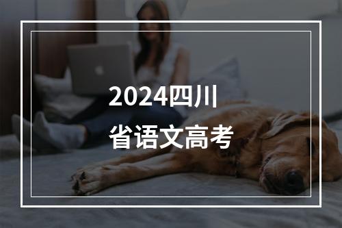 2024四川省语文高考