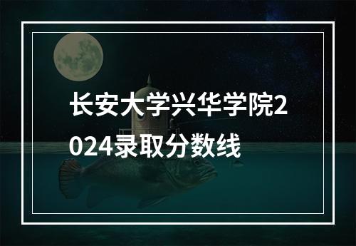 长安大学兴华学院2024录取分数线